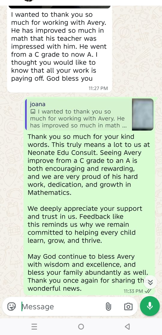 Reviews from parents